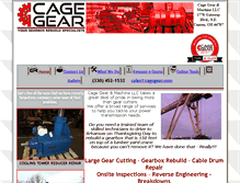 Tablet Screenshot of cage-gear.com